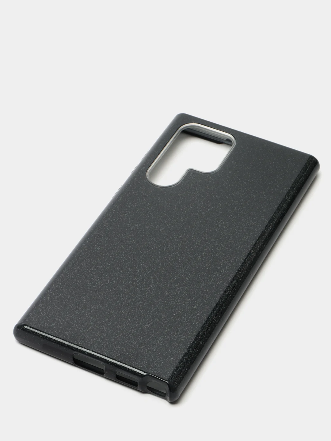 Угольный чехол блестящий для Samsung S22 Ultra