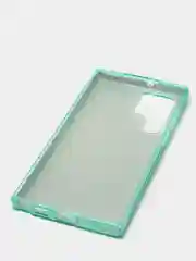 Бирюзовый чехол блестящий для Samsung S22 Ultra