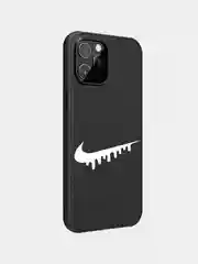 Белый голографическая наклейка без фона с логотипом Nike