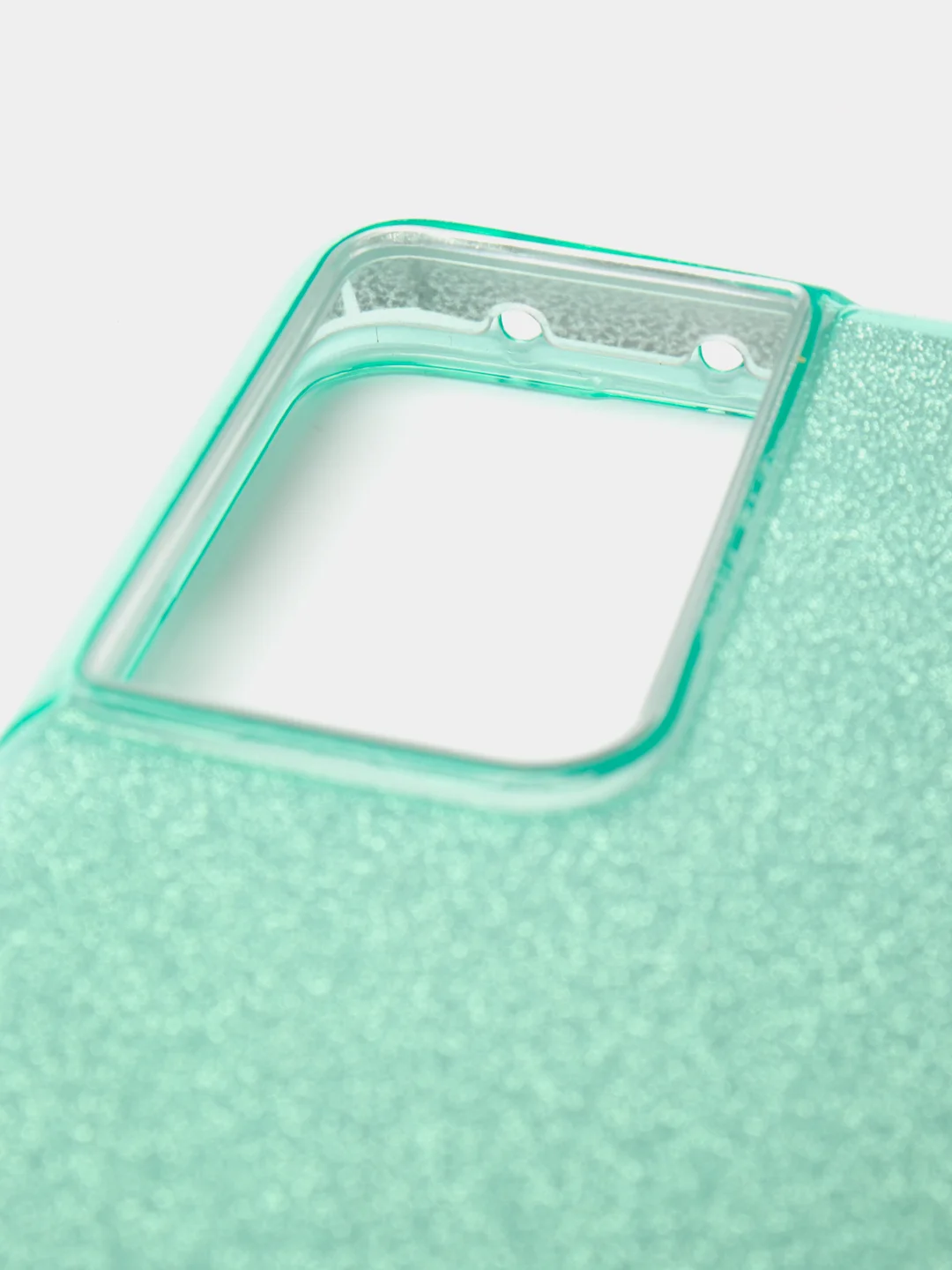 Бирюзовый чехол блестящий Samsung S21 Ultra