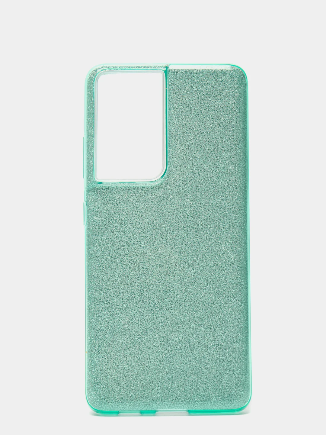 Бирюзовый чехол блестящий Samsung S21 Ultra
