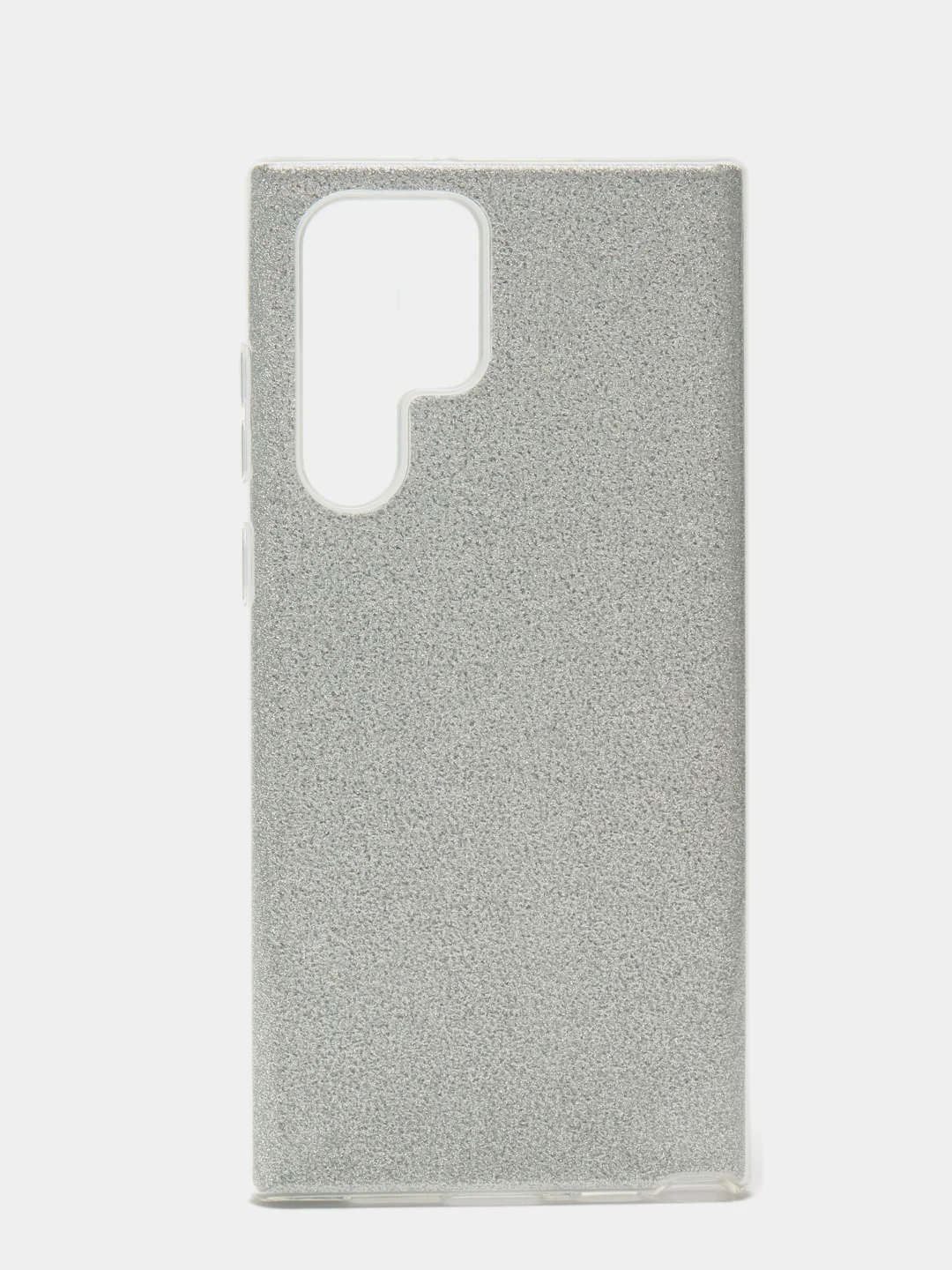 Серебряный чехол блестящий для Samsung S22 Ultra
