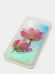 Салатовый чехол Xiaomi Poco M3 / REDMI 9T с блестками