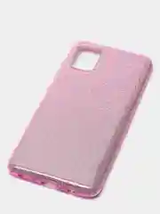 Сиреневый чехол блестящий для Samsung A51