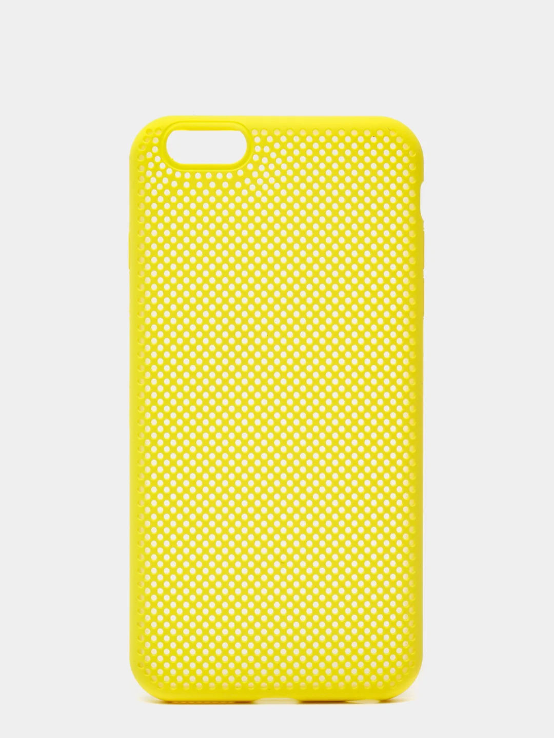 Желтый чехол сетка iPhone 6 plus, 6+