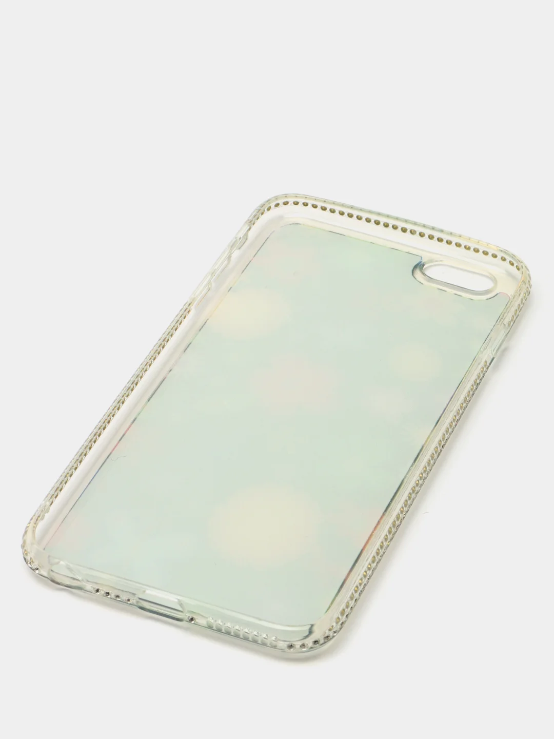Конфетный чехол со стразами на iPhone 6 plus