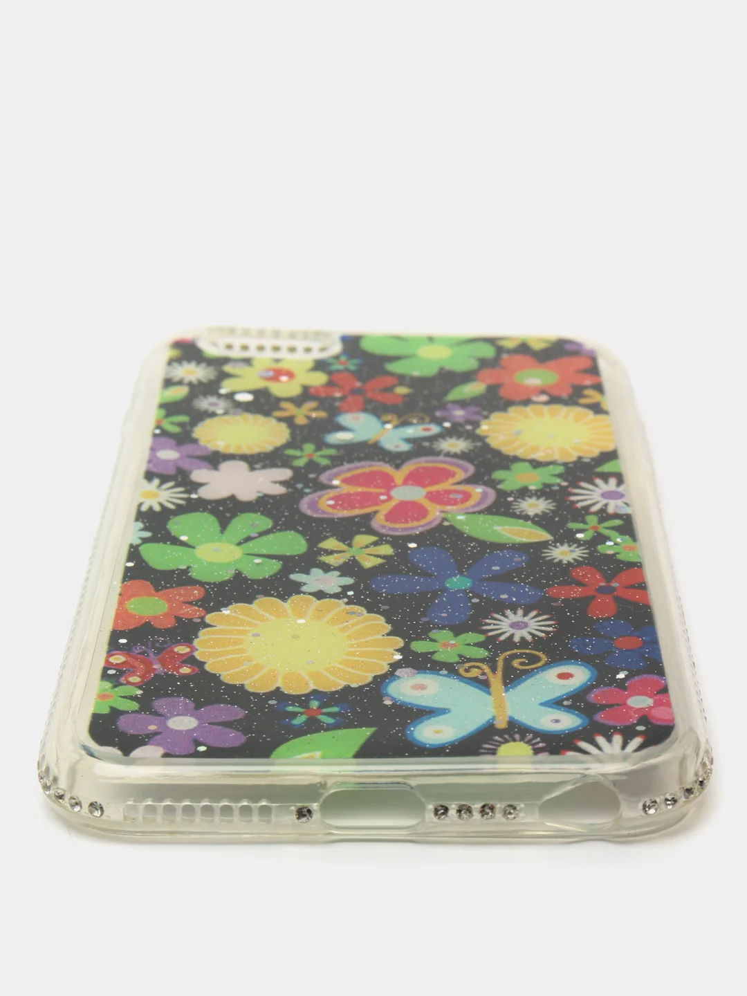 Конфетный чехол со стразами на iPhone 6 plus