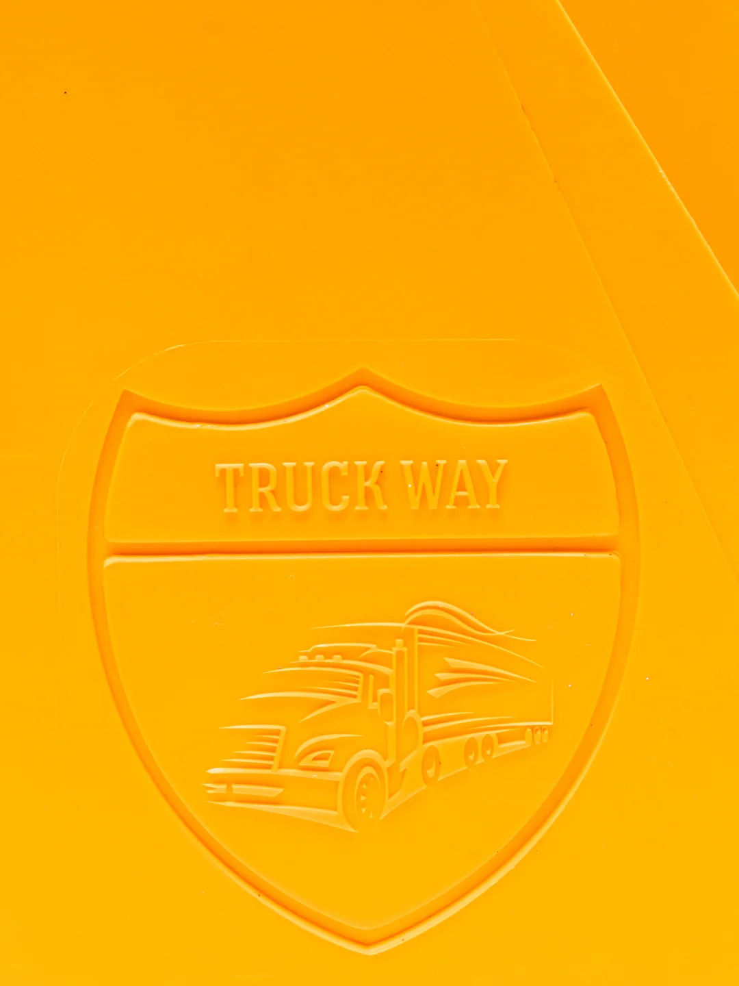 Упор противооткатный для грузового транспорта G53, желтый, TRUCK WAY