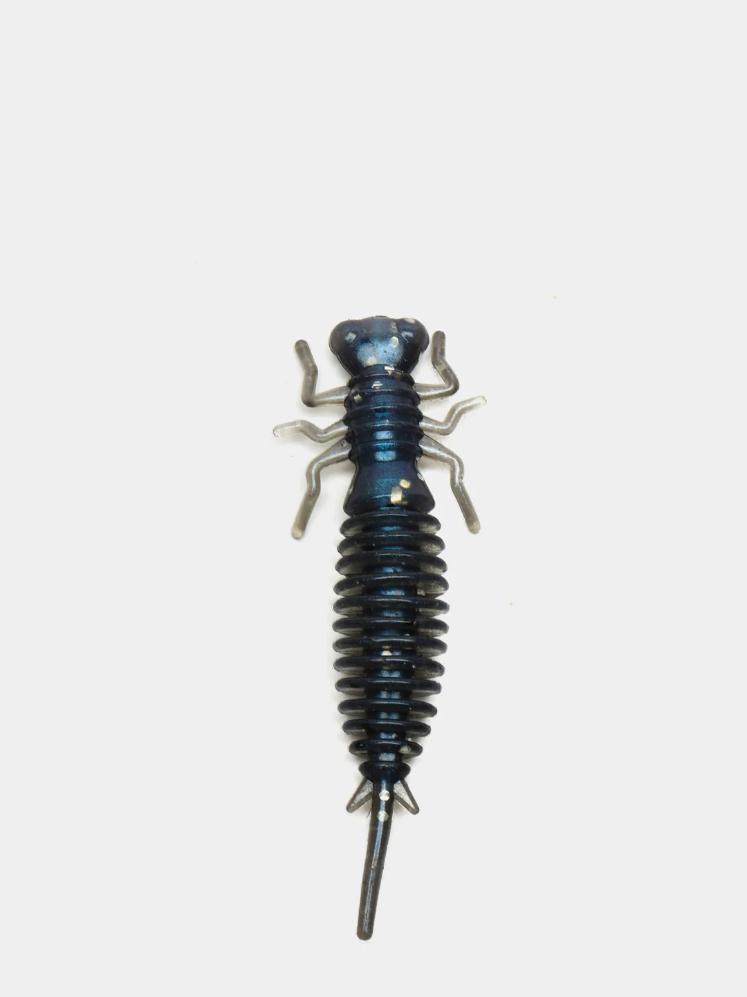 Синий личинка стрекозы Larva