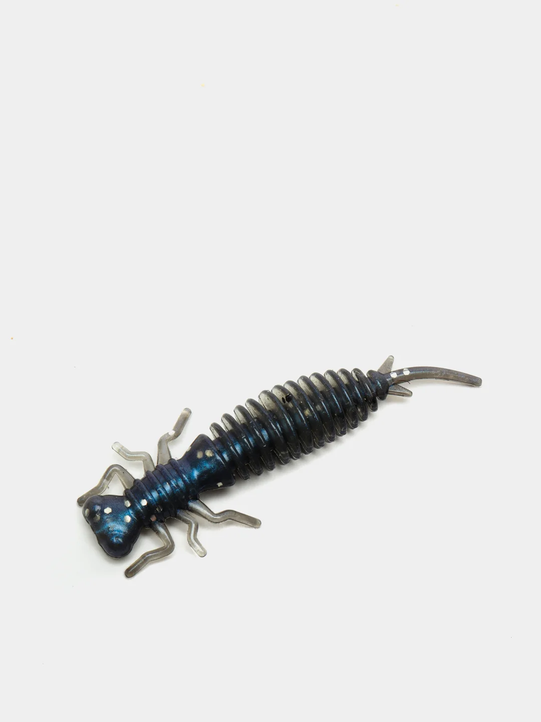 Синий личинка стрекозы Larva