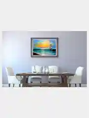 Алмазная мозаика "Краски моря", 40 х 50