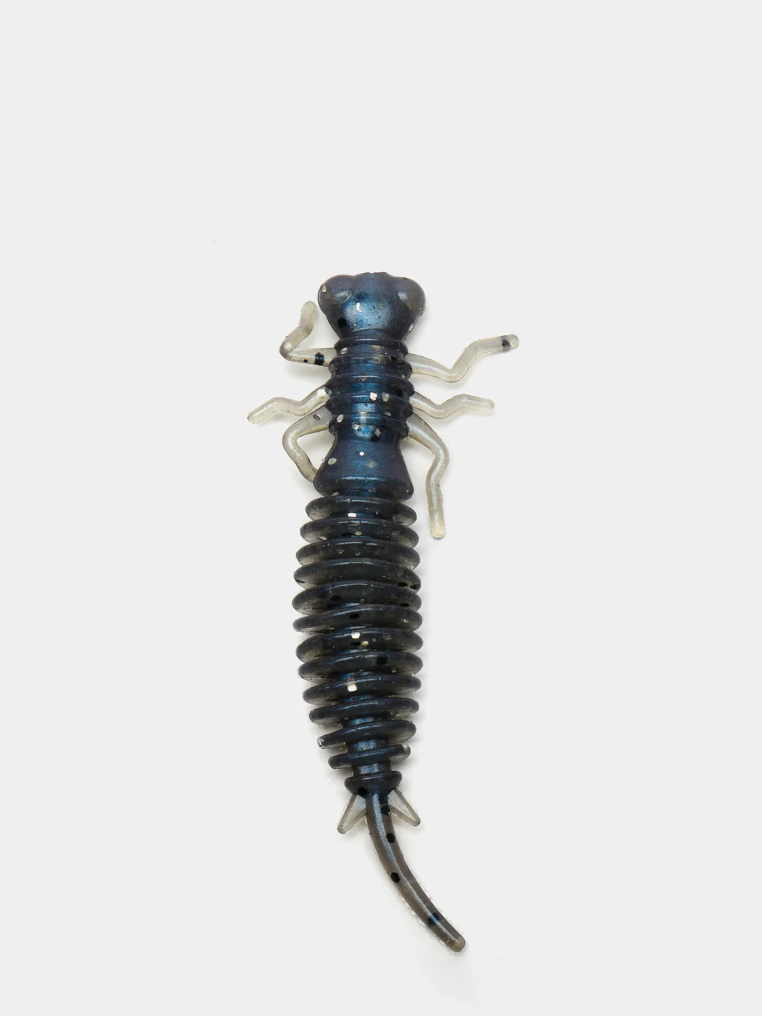 Синий личинка стрекозы Larva