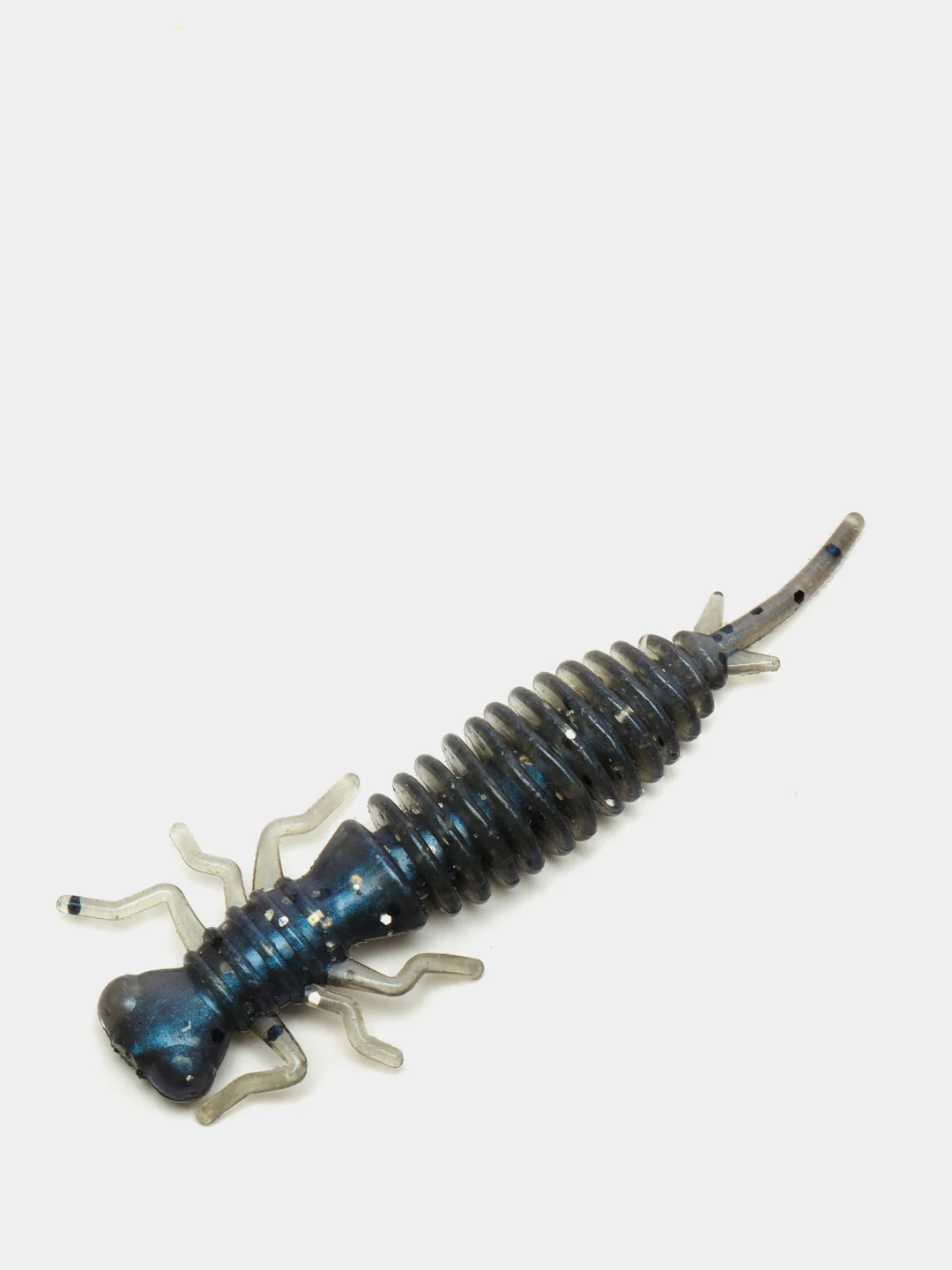 Синий личинка стрекозы Larva