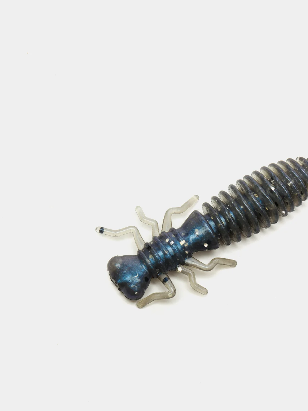 Синий личинка стрекозы Larva