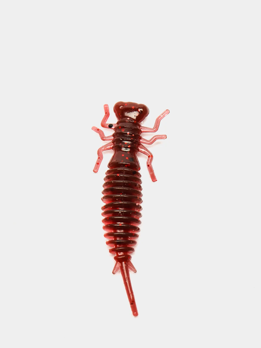 Красный личинка стрекозы Larva