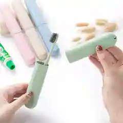 Белый футляр для зубной щетки, контейнер для хранения зубной щетки