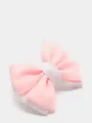 Розовый бантики на резинке