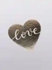 Открытка love, с золотым тиснением