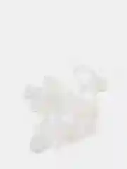 Крючок для штор, 100 штук, 2,7 х 1,1 см, цвет белый