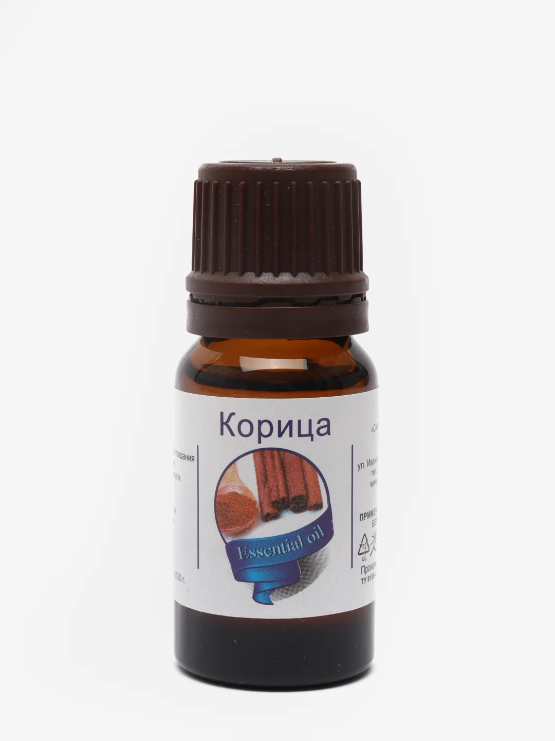 Эфирное масло "Корица", флакон-капельница, 10 мл