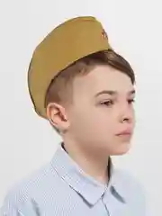 Пилотка военная, с красной звездой