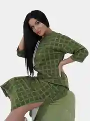 Зеленый фрида (трава) платье женское lovetex.store