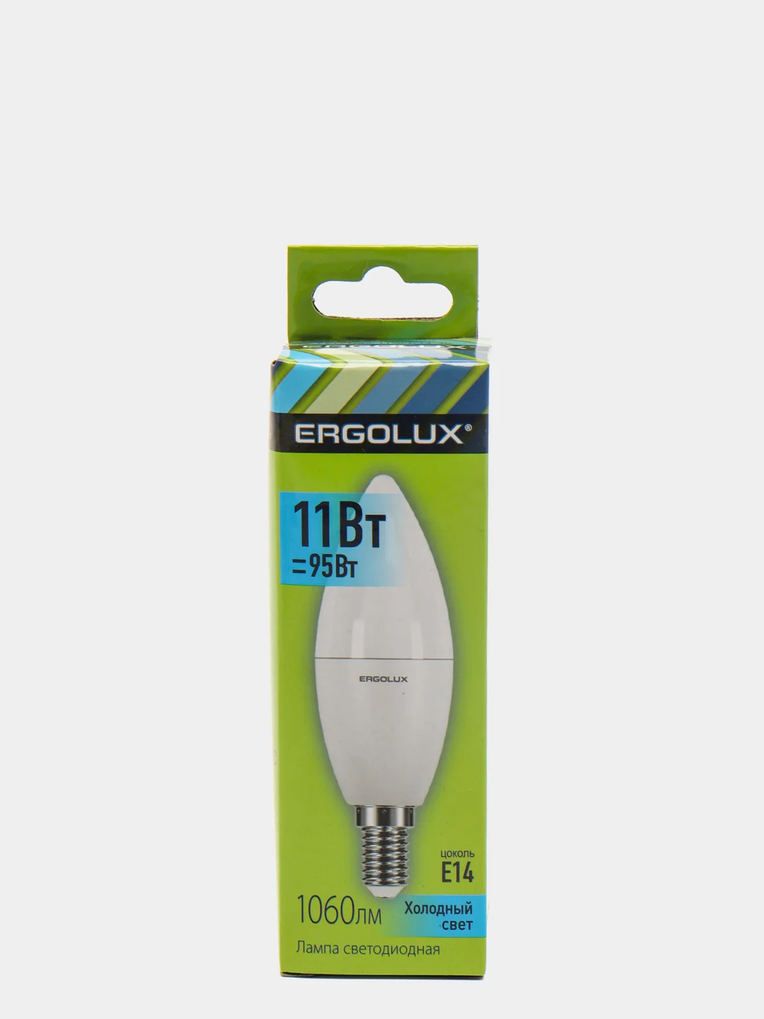 Светодиодная лампа Ergolux E14 11Вт (Свеча лампочка)