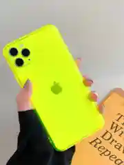 Желтый чехол для iPhone 12, 13, 13 Pro