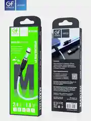 Бирюзовый кабель зарядки GFPower MAG18M Micro-USB, магнитный, 1 м, 2.4 A, Android