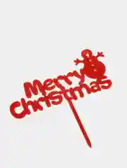Топпер на торт "Merry Christmas"