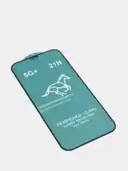 Защитное стекло 2,5D на весь экран 21H для iPhone 12 Pro, 6,1", черная рамка