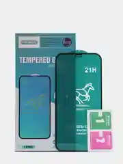 Защитное стекло 2,5D на весь экран 21H для iPhone 12 Pro, 6,1", черная рамка