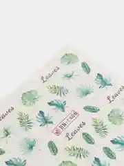 Горчичный наклейки для маникюра ногтей водные, слайдеры, серия цветы