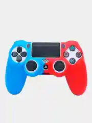 Лазурный защитный чехол двуцветный для джойстика DualShock 4 / PS4 / PlayStation 4