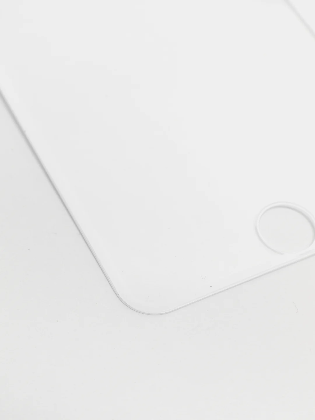 Белый защитное стекло для iPhone (Айфон) 7, 8 Plus, X, XS, XR