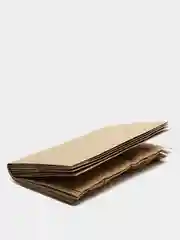 Пакет бумажный, крафт, с плоскими ручками, 24 х 14 х 28