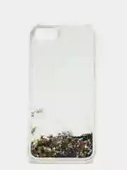 Серебряный чехол переливашка iPhone 7, iPhone 8, SE2