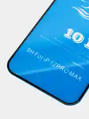 Защитное стекло Tempered Glass Platinum Curved 10D 9H для iPhone 12Pro Max (Black)