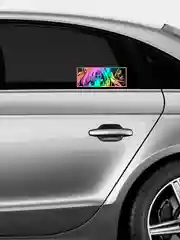 Ледяной сейлар мун JDM "Sailor Moon" аниме наклейка для авто голография