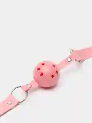 Розовый кляп для интимных секс-игр БДСМ, ролевых игр, 4 цвета