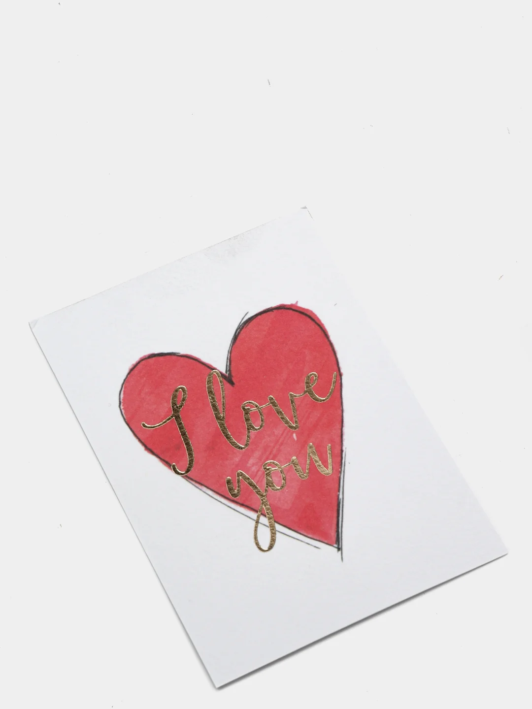 Открытка I love you