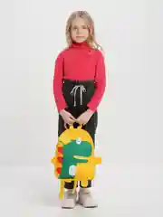 Желтый рюкзак детский дошкольный "Динозавр"