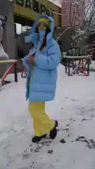 Голубой куртка-зефирка на холлофайбере, зимняя