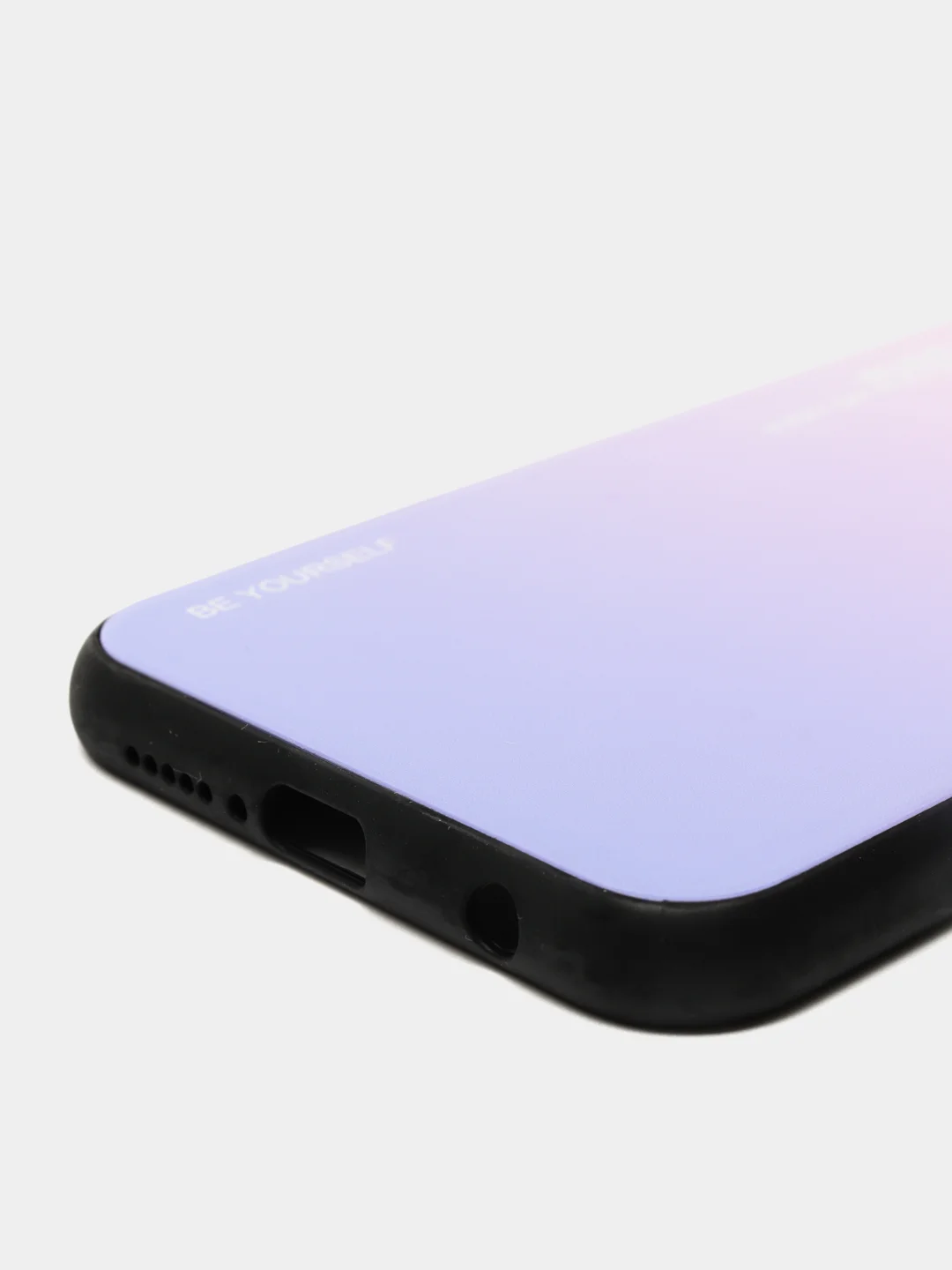 Фиолетовый градиентный чехол из закалённого стекла для моделей Honor, Huawei