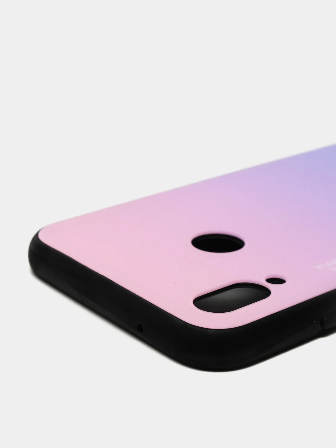 Фиолетовый градиентный чехол из закалённого стекла для моделей Honor, Huawei