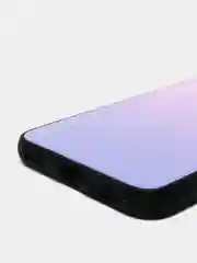 Фиолетовый градиентный чехол из закалённого стекла для моделей Honor, Huawei