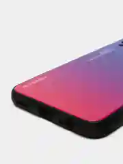 Пурпурный градиентный чехол из закалённого стекла для моделей Honor, Huawei