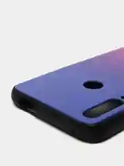 Пурпурный градиентный чехол из закалённого стекла для моделей Honor, Huawei