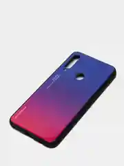 Пурпурный градиентный чехол из закалённого стекла для моделей Honor, Huawei