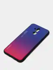 Пурпурный градиентный чехол из закалённого стекла для моделей Honor, Huawei